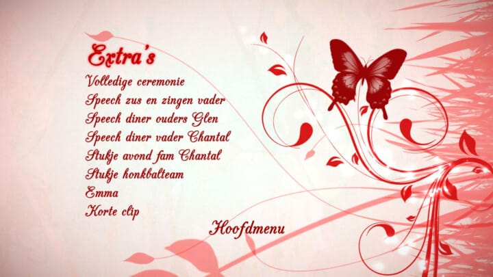 Extra's Vrolijk en kleurrijk DVD en Blu-ray menu - Extra's